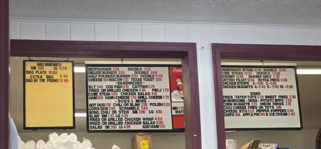 Duck’s Trolley Menu 4